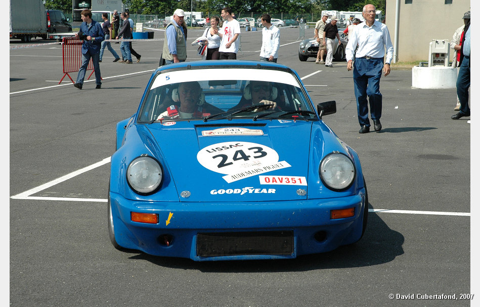 Porsche 911 3,0L RSR, Amaral/Sanchez